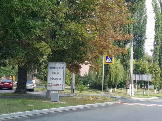Фото рекламної площини за адресою Ул. Шолуденко, напротив магазина "Чайка" (Шолуденко, 6-В)