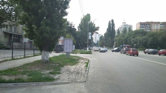 Фото рекламної площини за адресою Ул. Шолуденко, 70 м. до поворота на ул. Днепровскую