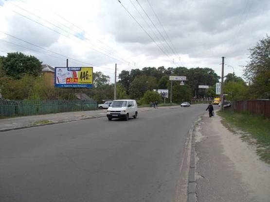 Фото рекламної площини за адресою Любецька, вул. 40а - Б