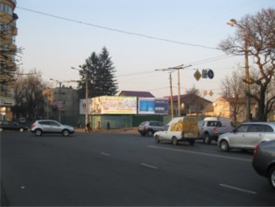Фото рекламной плоскости по адресу Привокзальна - Вовчинецька перехрестя (правий)