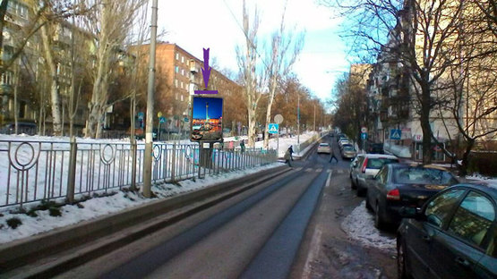 Фото рекламной плоскости по адресу бул. Приймаченко Марии (Лихачева),4