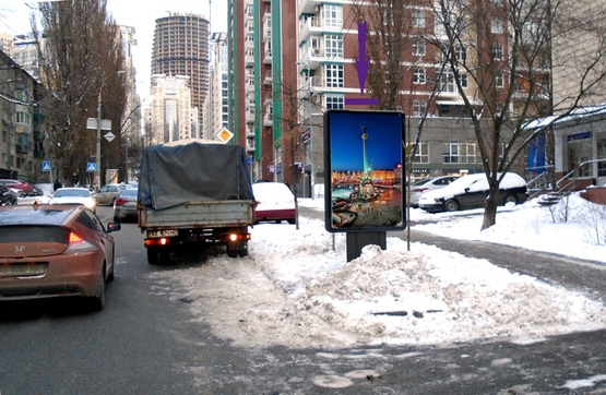 Фото рекламной плоскости по адресу ул. Ковпака,5, ЖК Французкий Квартал