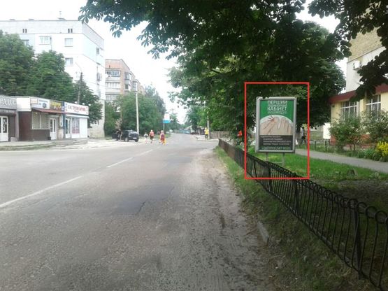 Фото рекламной плоскости по адресу вул.Європейська, 6