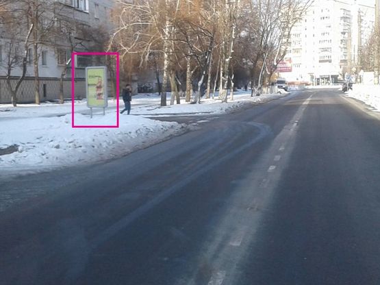 Фото рекламной плоскости по адресу вул. Головатого,9.