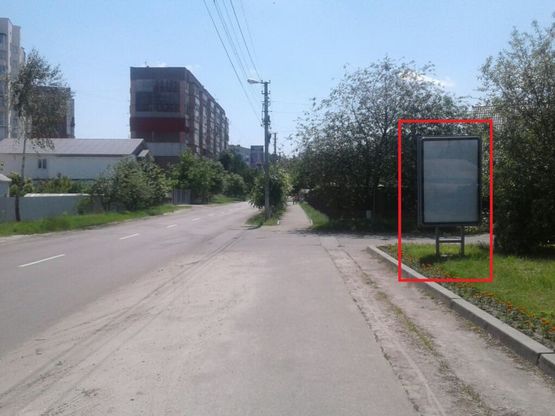 Фото рекламной плоскости по адресу вул. Шевченка, 21