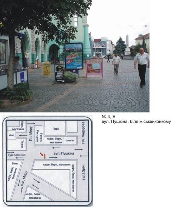 Фото рекламной плоскости по адресу вул. Пушкіна біля міськвиконкому