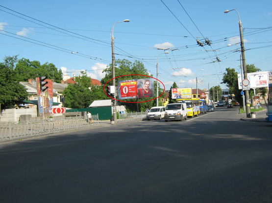 Фото рекламной плоскости по адресу Соборна  -  Дубенська