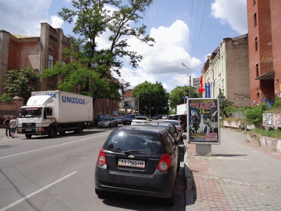 Фото рекламной плоскости по адресу вул.Шевченко, 32, біля Катеринославського б-ру, поруч готель "Каспій"/ул. Шевченко, 32, возле Екатеринославского б-ра, рядом отель "Каспий"