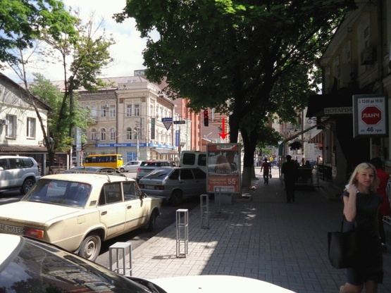 Фото рекламной плоскости по адресу вул, Шевченко, біля вул.Сечових Стрельців, поруч Піцерія "ОЛЕ-ОЛЕ"/ул. Шевченко, возле ул.Сечевых Стрельцов, рядом Пицерия "ОЛЕ-ОЛЕ"