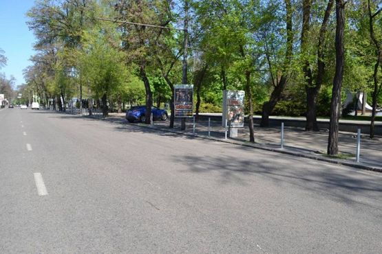 Фото рекламной плоскости по адресу пр. Пушкіна, на тротуарі, від вул. А.Фабра до просп. О.Поля -2-/пр. Пушкина, на тротуаре, от ул. Серова до пр. Кирова -2-