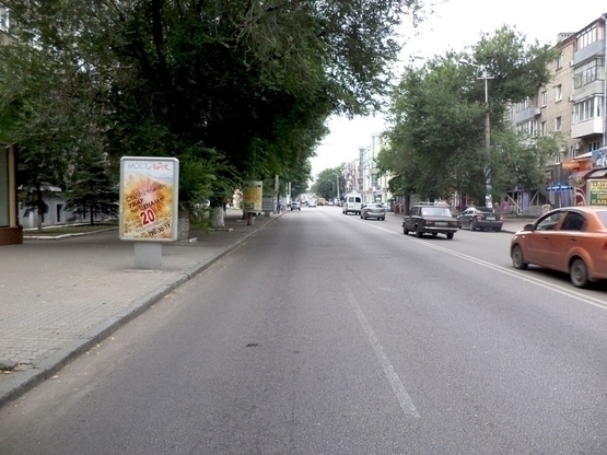 Фото рекламной плоскости по адресу пр.Гагаріна, 33 маг. ЕВА/пр.Гагарина, 33, магазин ЕВА