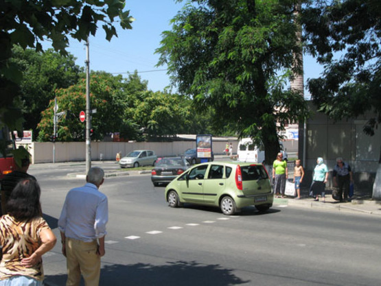 Фото рекламной плоскости по адресу перекрёсток ул.Победы, ул.Данченко, №004-В