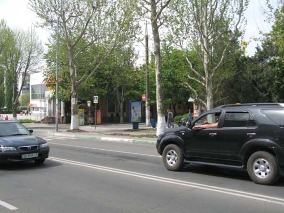 Фото рекламной плоскости по адресу пересечение пр. Мира, пер. Школьный, №024-А