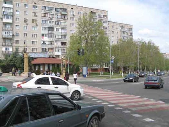 Фото рекламної площини за адресою перекрёсток пр. Мира, ул. Спортивная, №035-В