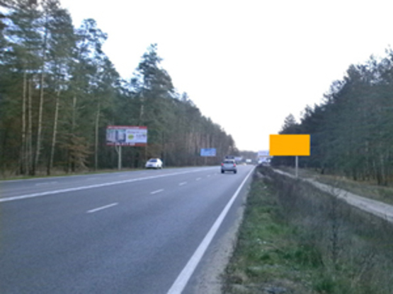 Фото рекламной плоскости по адресу Км 4+500 от  ул. Генерала Наумова, направление на Киев, Трасса Ирпень-Киев