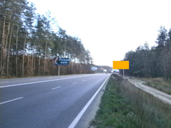 Фото рекламной плоскости по адресу Км 4+200 от  ул. Генерала Наумова, направление на Киев, Трасса Ирпень-Киев