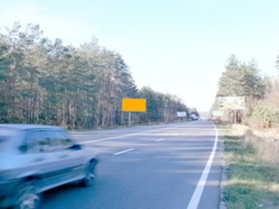 Фото рекламной плоскости по адресу Км 4+100 от  ул. Генерала Наумова, направление из Киева, Трасса Ирпень-Киев