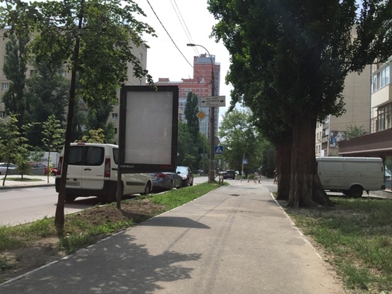 Фото рекламной плоскости по адресу ул. Ковпака 49, сторона А