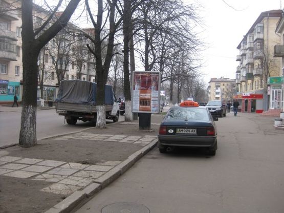 Фото рекламной плоскости по адресу ул. Тетральная (м-н Томос)