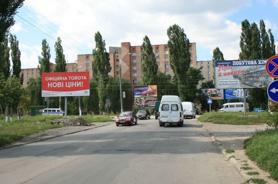 Фото рекламной плоскости по адресу перехрестя вул.Чехова та Нігинське шосе