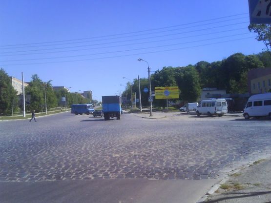 Фото рекламной плоскости по адресу перехрестя пр.Грушевського та вул.І.Франка