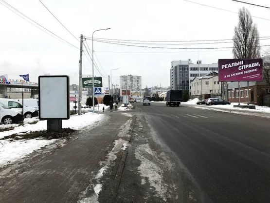 Фото рекламной плоскости по адресу Ул. Соборна 5 , после АЗС "EXTRA"