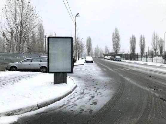 Фото рекламної площини за адресою Ул. Печерская , возле ЖК "Брест-Литовский"