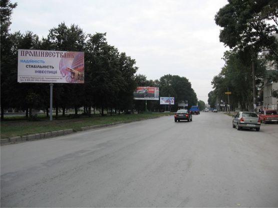 Фото рекламной плоскости по адресу р-н перехрестя пр.Грушевського та вул.Червоноармійська