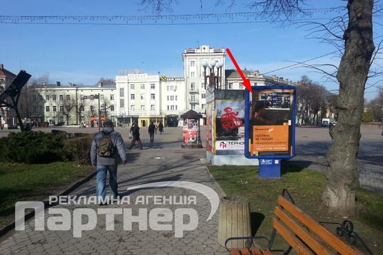 Фото рекламной плоскости по адресу Чорновола