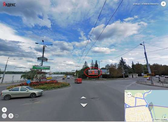 Фото рекламной плоскости по адресу Мазепи - вул. Дружби