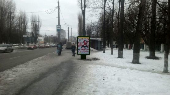 Фото рекламной плоскости по адресу пр. Лесі Українки, район зуп. "Техучилище"
