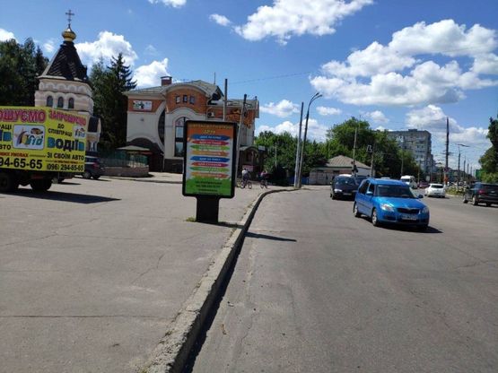 Фото рекламної площини за адресою ул. Халаменюка, в районе железнодорожного вокзала