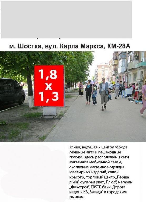 Фото рекламной плоскости по адресу ул. Карла Маркса, 24