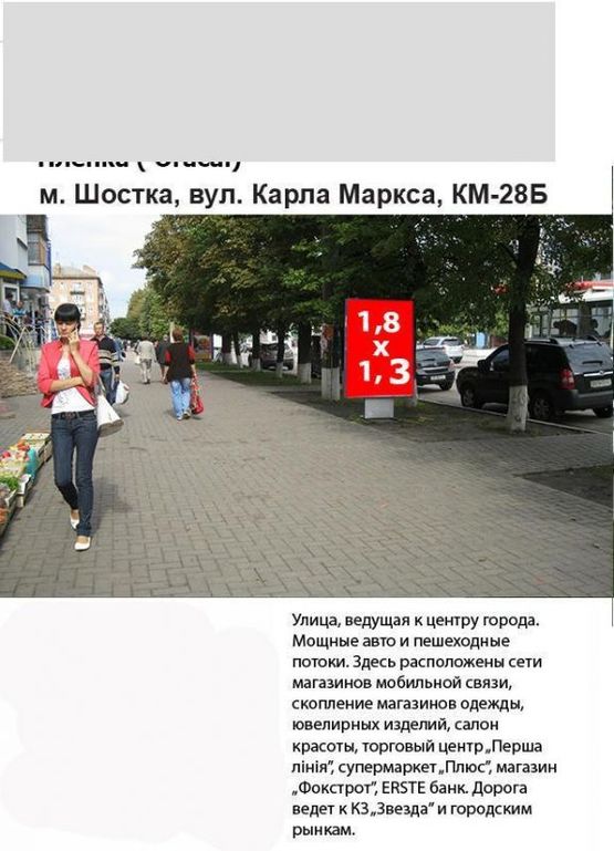 Фото рекламной плоскости по адресу ул. Карла Маркса, 24