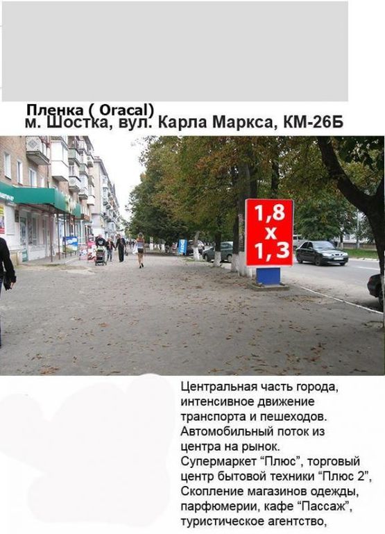 Фото рекламной плоскости по адресу ул. Карла Маркса, 26
