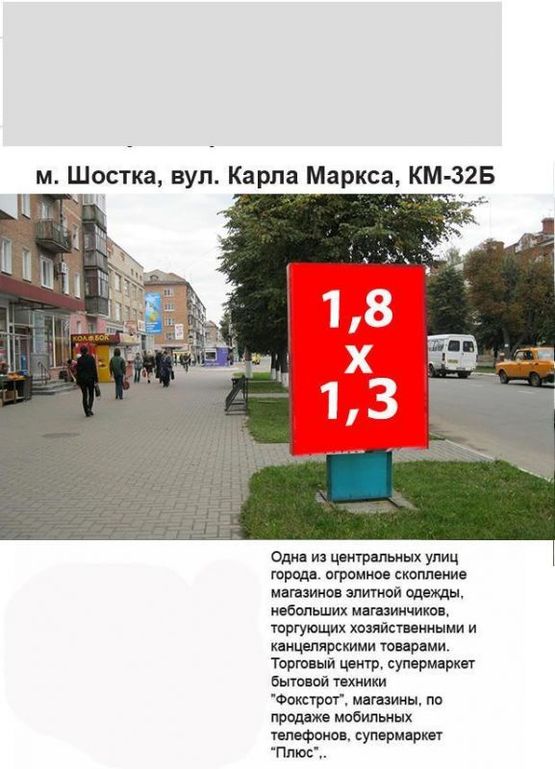 Фото рекламной плоскости по адресу ул. Карла Маркса, 32
