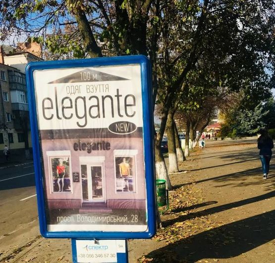 Фото рекламної площини за адресою пр-т Володимирський, 19, біля Київської Русі