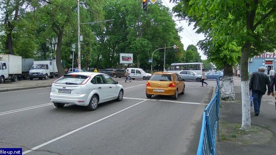 Фото рекламной плоскости по адресу ул.Киевская /ул. Шелушкова, 74 (с центр)