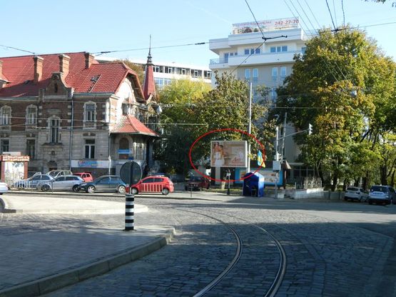 Фото рекламної площини за адресою Генерала Чупринки - вул. Мельника -  вул. Моршинська