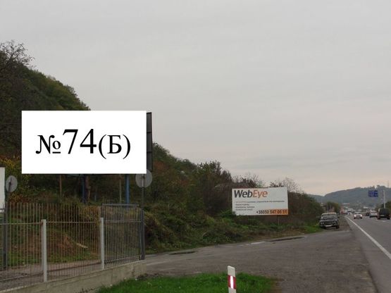 Фото рекламной плоскости по адресу Траса Київ-Чоп