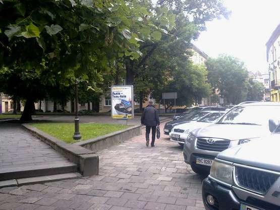 Фото рекламной плоскости по адресу пл Маланюка-Чайковскького ст.Б