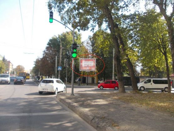 Фото рекламной плоскости по адресу Зелена-Дністровська