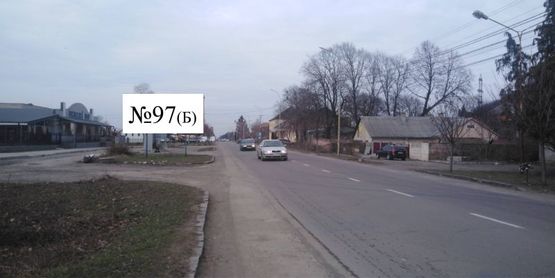 Фото рекламной плоскости по адресу вул. Ужгородська