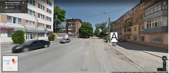 Фото рекламної площини за адресою Коржевская, 115