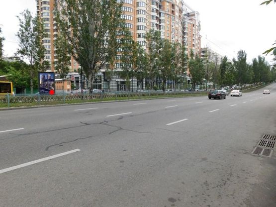 Фото рекламной плоскости по адресу Лесі Українки бульв. 20 бульварна частина
