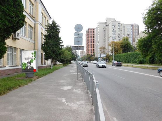 Фото рекламной плоскости по адресу Малевича Казимира ул. 82 напротив