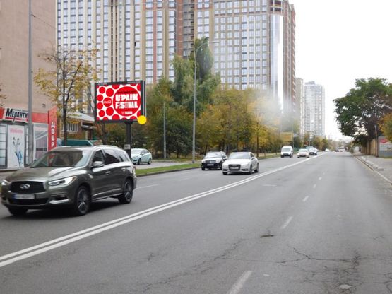 Фото рекламной плоскости по адресу Малевича Казимира ул./ул. Антоновича, 112