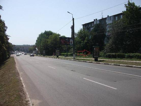 Фото рекламної площини за адресою м. Васильків, вул. Декабристів,9 - головна розв'язка міста, кафе "Ласощі"