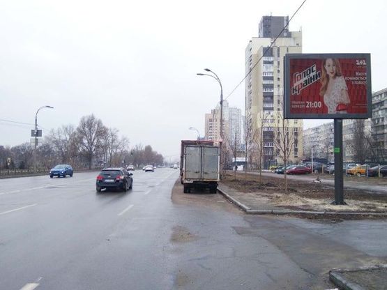 Фото рекламной плоскости по адресу Днепровская набережная ул., 9