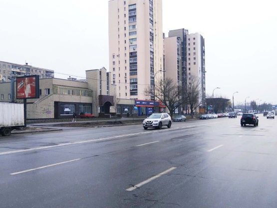 Фото рекламної площини за адресою Днепровская набережная ул., 9